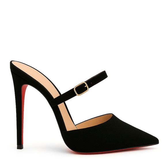 tamanco-royalz-nobuck- sola-vermelha-luma-salto-alto-fino-preto